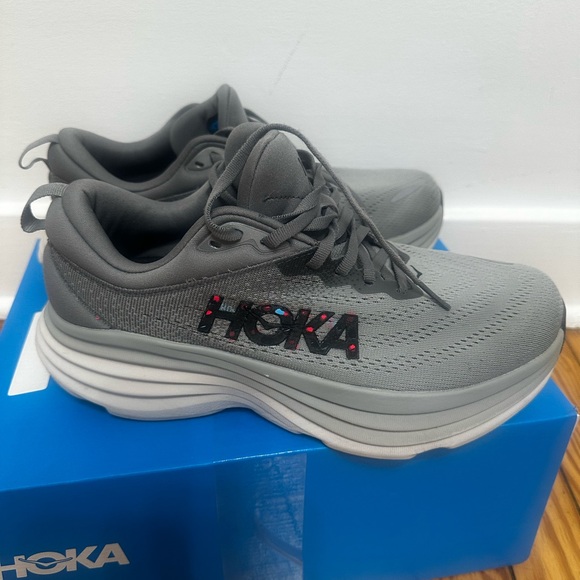 Hoka Charcoal Athletic Sneakers - Picture 3 of 6